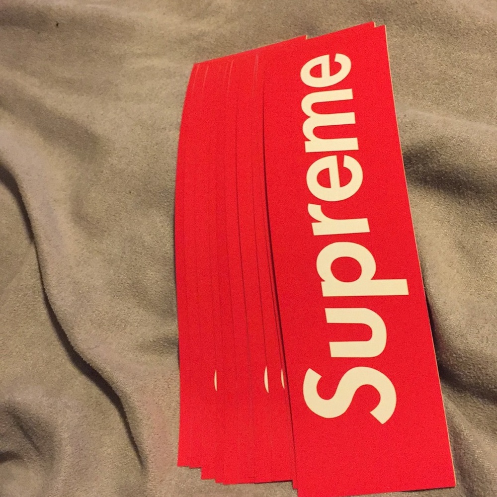 Supreme Box Logo Stickers